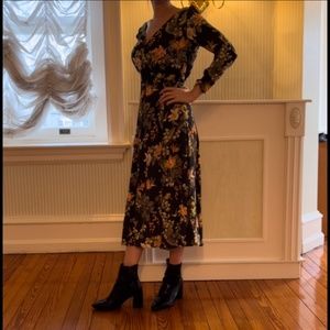 H&M flower print dress
